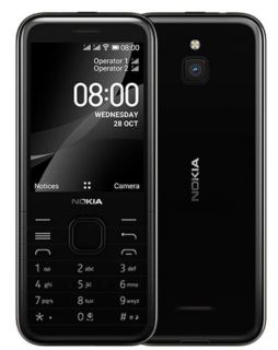 NOKIA 8000 4G Dual black melns