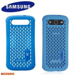 Samsung SAMGSVCBL Super Slim Vent Back Cover Case for i9300 Galaxy S3 Blue  EU Blister  zils