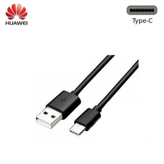 Huawei LX1031 Universāls Micro USB uz Type-C uzlādes un datu sinhronizācijas vads 35cm P9  /  P9 Plus  /  P10  /  P10 Plus  /  P20  /  P20 Pro Melns OEM