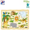 Rotaļlietas un spēles bērniem - Woody 90252 Eko koka attīsto&amp;#353;ā puzle ''Ekzotiskie d...» 