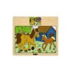 Rotaļlietas un spēles bērniem - Woody 93010 Eko koka attīsto&amp;#353;ā puzle ''Zirgi'' 12ga...» Rotaļlietas un spēles bērniem