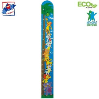 - Woody 90097 Eko koka bērnu auguma mērītājs ''D&amp;amp;#382;ungļi'' 12x100см