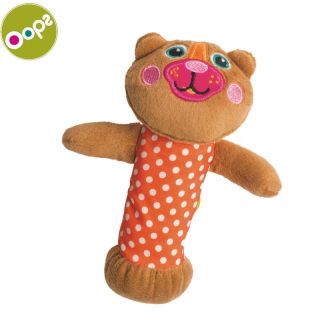 - Oops Bear Squeaker Mīksta rotaļlieta bērniem no 0m+ 20x4x12cm Brūna 13006.11
