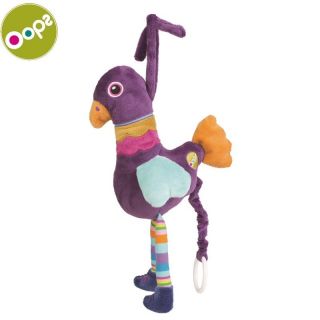 - Oops Peacock Mīksta attīsto&amp;amp;#353;a rotaļlieta ar melodiju bērniem no 0m+ 19.3x21x7cm Krāsaina 12002.14