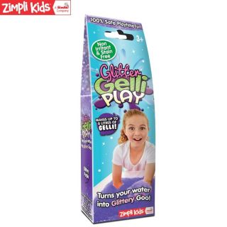 - Zimpli Kids Gelli Play Violetas krāsas pulveris ar spīdumiņiem &amp;amp;#381;elejas veidotājs bļodā berniem no 3 + gadiem Iep. 50gr