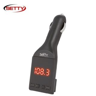 - Setty Auto FM Bluetooth 4.0 Modulātors ar USB  /  SD  /  Micro SD Slot  /  Aux 3.5mm atbalstu