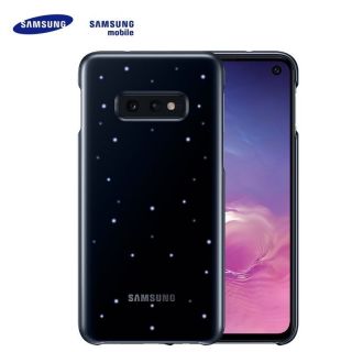 Samsung EF-KG970CBE Oriģināls aizmugures maks-apvalks ar LED apgaismojumu priek&amp;amp;#353; Galaxy S10e  /  S10 Lite Melns