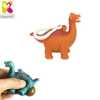 - KeyCraft NV378 Smieklīgs Saspie&amp;amp;#382;amais Anti-stress atslēgu piekariņ&amp;amp;#353; Dinosaurs 5.5cm Oran&amp;amp;#382;s