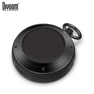 - Divoom Vombox-Trek Izturīgs Metāla korpusa IPX5 Ūdensdrošs 6W DSP Bluetooth Skaļrunis ar AUX  /  Micro SD  /  TWS Melns