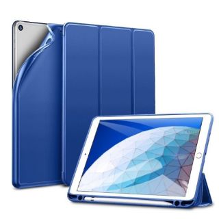 - ESR Yippee sērijas Planšetdatoru maks ar silikona azimugurējo daļu un vietu pildspalvai priekš Apple iPad Air 3 10.5'' 2019 Tumši zils