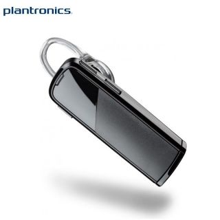 Plantronics Explorer 80 Bluetooth 3.0 Austiņa ar Deepsleep režīmu Savienojas vienlaicīgi ar 2 ierīcēm kompl. ar auto lādētāju Melna