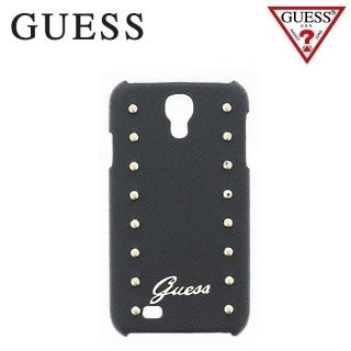 GUESS GUHCS4SAB Studded Īpa&amp;amp;#353;i plāns Maks Samsung i9505 Galaxy S4 Melns EU Blister