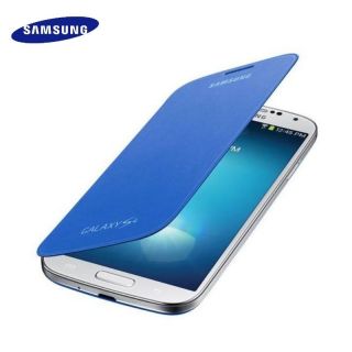 Samsung EF-FI950BCEG Īpa&amp;amp;#353;i plāns sāniski atverams maks i9500 i9505 Galaxy S4 Zils