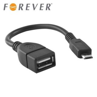 Forever Micro USB OTG Host Adapteris Micro USB Male uz USB Type A EU Blister