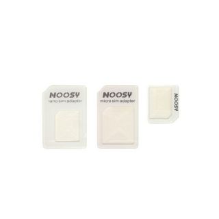- Noosy 3in1 SIM Kartes adapteris - visu veidu no - Nano - Micro - Standart SIM Blister