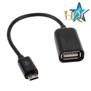 - HQ Micro USB OTG Host Adapteris Micro USB Male uz USB Type A OEM