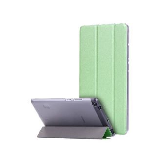 TakeMe Texture Eko-ādas Sāniski atverams maks ar stendu Plan&amp;amp;#353;etdatoram Huawei MediaPad T3 7.0 Zaļ&amp;amp;#353;