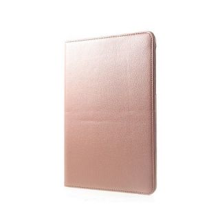 TakeMe 360 grādu rot. Eko-ādas Sāniski atverams maks ar stendu Plan&amp;amp;#353;etdatoram Samsung Galaxy Tab S4 2018 10.5'' T830  /  T835 Rozīgi-zeltains
