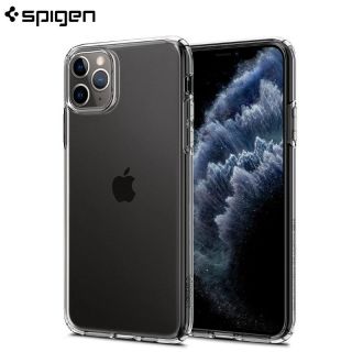 - Spigen Liquid Crystal Elastīgs triecienu absorbējo&amp;amp;#353;s aizmugures maks priek&amp;amp;#353; Apple iPhone 11 Pro Max Caurspīdīgs