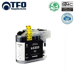 - TFO Brother B-223B LC-223Bk Melns Tintes Kārtridžs 16ml priekš DCP-J4120DW uc. HQ Premium Analogs