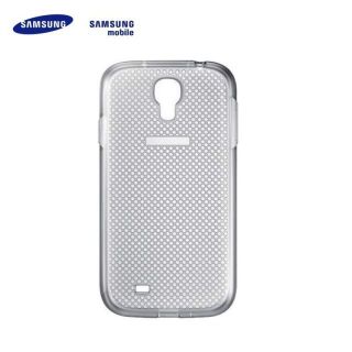Samsung EF-AI950B Super Plāns Telefona Silikona Apvalks i9500 Galaxy S4 Caurspīdīgi Pelēks  OEM