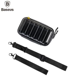 Baseus LBFZ-A01 Universālā Triecienizturīga soma ar rāvējslēdzēju uz plecu siksniņu 105x25x10mm Melna