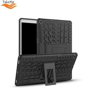 - Armorlok Plan&#353;etdatora maks-apvalks ar stendu priek&#353; Samsung Galaxy Tab A 10.1 2019 T515  /  T510 Melns