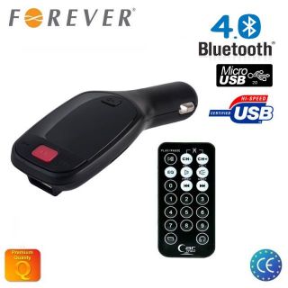 Forever TR-300 FM Auto Bluetooth 4.0 Modulātors + Micro SD / USB / Telefona zvana atbalsts
