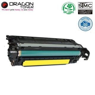 Dragon HP 646A CF032A Dzeltena Lāzedrukas kasete priekš CM4540 CM4540f 12.5K Lapas HQ Premium Analogs