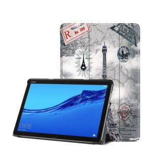 - Eko-ādas Sāniski atverams maks ar stendu Planšetdatoram Samsung Galaxy Tab S4 2018 10.5'' T830  /  T835 Multi-krāsu