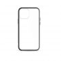 Mous Clarity AiroShock aizsardzības Aizmugures Maks priekš iPhone 12 Pro Max Caurspīdīgs ar Melnu rāmīti