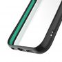 Mous Clarity AiroShock aizsardzības Aizmugures Maks priekš iPhone 12 Pro Max Caurspīdīgs ar Melnu rāmīti