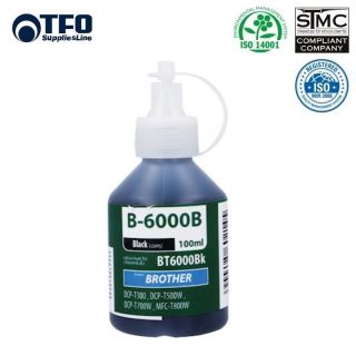 - TFO Analog priekš Brother BT6000BK Melna Tinte Pudele 1000ml DCP-T300 DCP-T500W DCP-T700W MFC-T800W