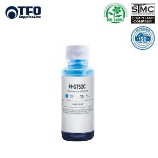 - TFO Analog priekš HP GT52C M0H54AE Cyan INK Bottle 70ml GT 5810 5820 InkTank 310 315 410 415