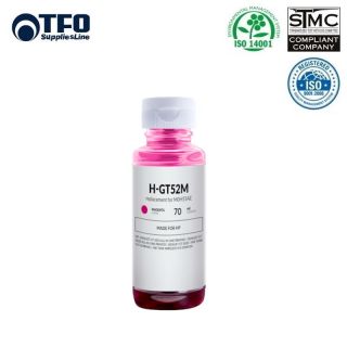 - TFO Analog priekš HP GT52M M0H55AE Magenta INK Bottle 70ml GT 5810 5820 InkTank 310 315 410 415 fuksīns