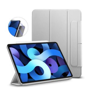 - ESR Rebound Magnetic Fiksācijas Premium MAks-grāmata priekš Apple iPad Air 4th Gen 10.9 2020 Sudraba