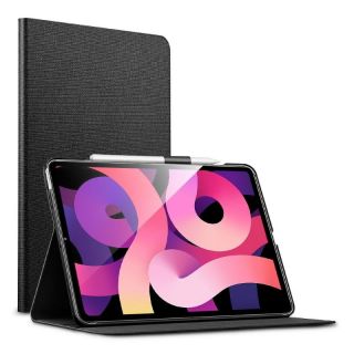 - ESR Urban Premium Folio MAteriāla Maksa-Grāmata priekš Apple iPad Air 4th Gen 10.9 2020 Melns