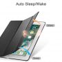 ESR Yippee Trifold Series Plāns Maks-Grāmata ar statīvu priekš Apple iPad Air 10.5'' 2019 cietā ietvarā Melns