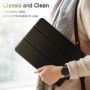 ESR Yippee Trifold Series Plāns Maks-Grāmata ar statīvu priekš Apple iPad Air 10.5'' 2019 cietā ietvarā Melns