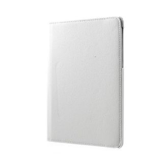- 360 grādu rot. Eko-ādas Sāniski atverams maks ar stendu Planšetdatoram Huawei MediaPad T3 10'' Balts
