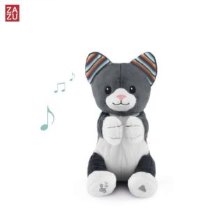 - Zazu Kaķis Mīksta rotaļlieta, kas dzied dziesmas un sit plaukstas bērniem no 0+ gadiem
