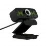 B5 Full HD Web Kamera ar Mikrofonu un Universālu Klipša stiprinājumu 1920x1080px USB 2.0 Melna / Zaļa