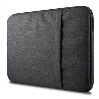 - Nylon Universāla soma portatīvam datoram līdz 13''-14'' ar sānu kabatu Tumši pelēka