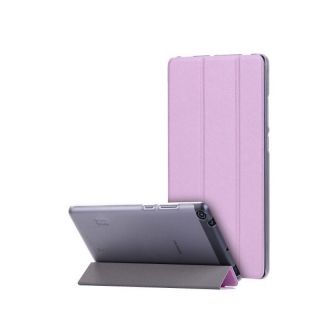 - Texture Eko-ādas Sāniski atverams maks ar stendu Planšetdatoram Huawei MediaPad T3 8.0 Gaiši rozā
