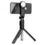 CP X9 2in1 Bezvadu selfie nūja ar spoguli & Video WEB zvanu statīvs ar galda trīskāji & Shutter Pogu izvelkams līdz 70cm