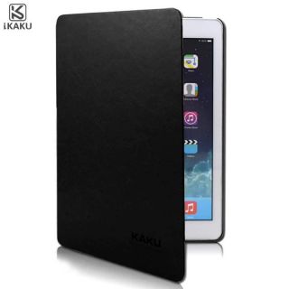 - iKaku Plain Eco-Leather Moderns Planšetdatra maks ar stendu Samsung Galaxy Tab S6 Lite 10.4' ' P610  /  P615 Melns