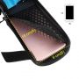 Wozy 7BK 3-Daļīga Ūdensizturīga Velo rāmja fiksācijas Soma ar stiprinājumu Telefonam 6.5'' max 1.5L Melna