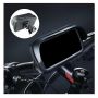 Wozy BK1 Moto & ATV Kvadracikla Spoguļa Fiksācijas Ūdensizturīgs Telefona un GPS& 5.5'' max Saules sarga stiprinājums