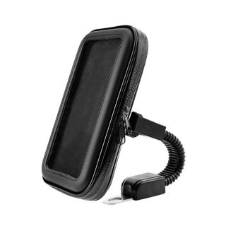 - Wozy BK2 Moto & ATV Kvadracikla Spoguļa Fiksācijas Ūdensizturīgs Telefona un GPS& 5.5'' max