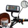 Wozy BK2 Moto & ATV Kvadracikla Spoguļa Fiksācijas Ūdensizturīgs Telefona un GPS& 5.5'' max